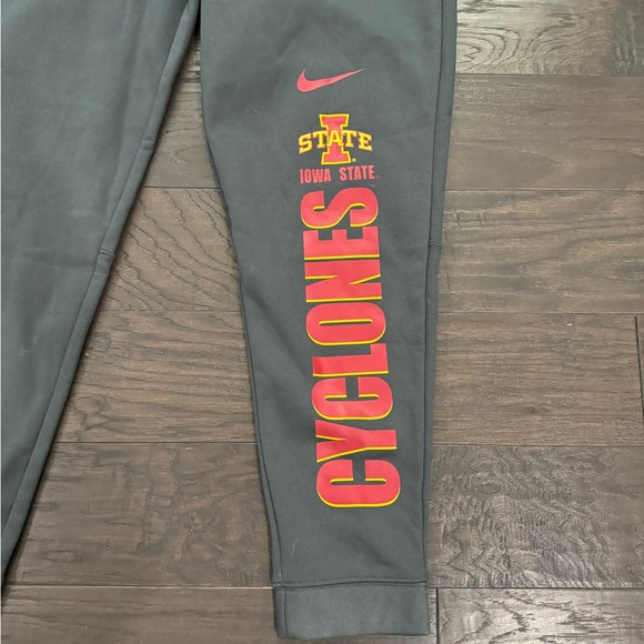 Nike Therma Dri-Fit Iowa State University Cyclones Men’s Gray Sweatpants Medium - Picture 3 of 6